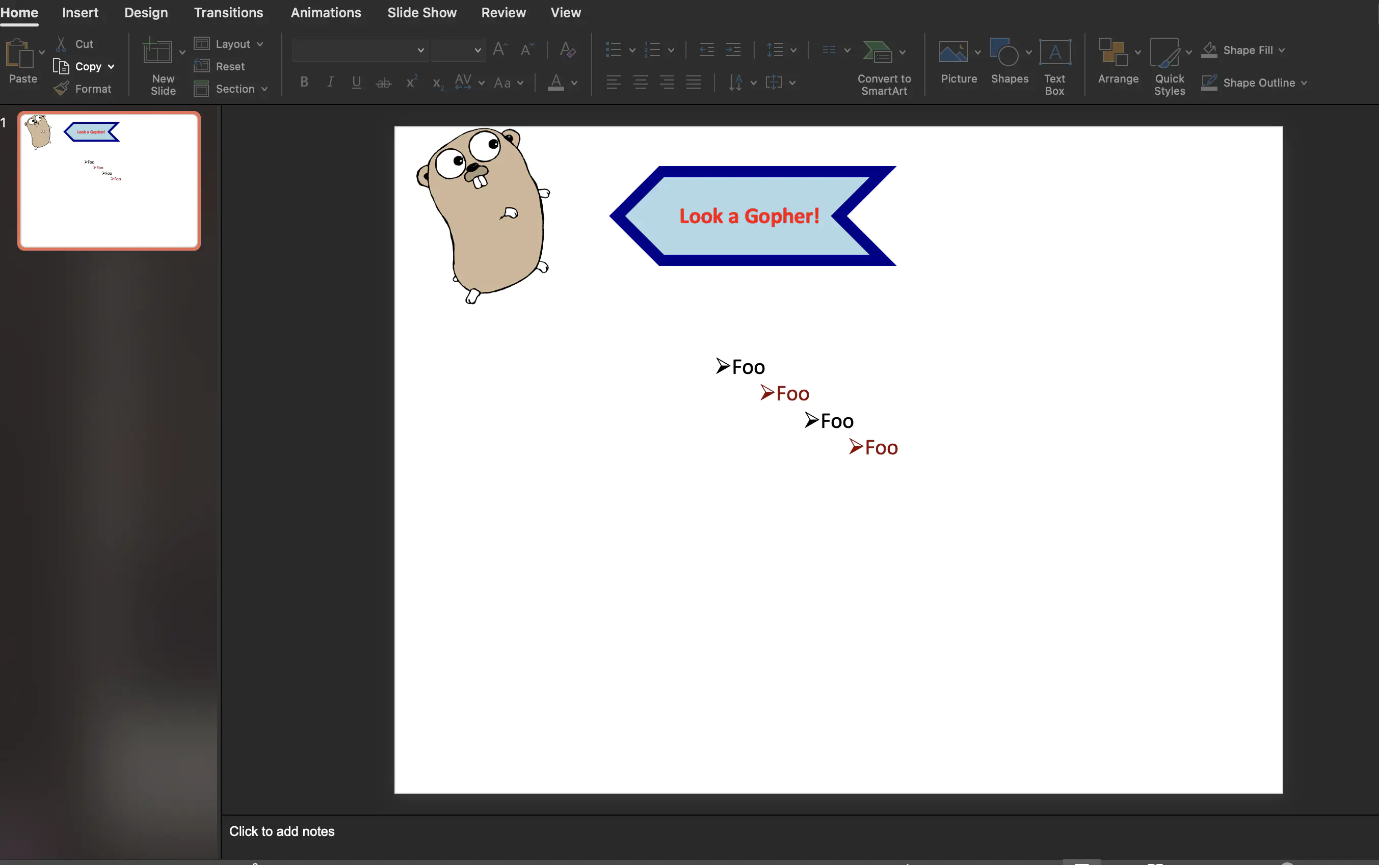complex presentation
