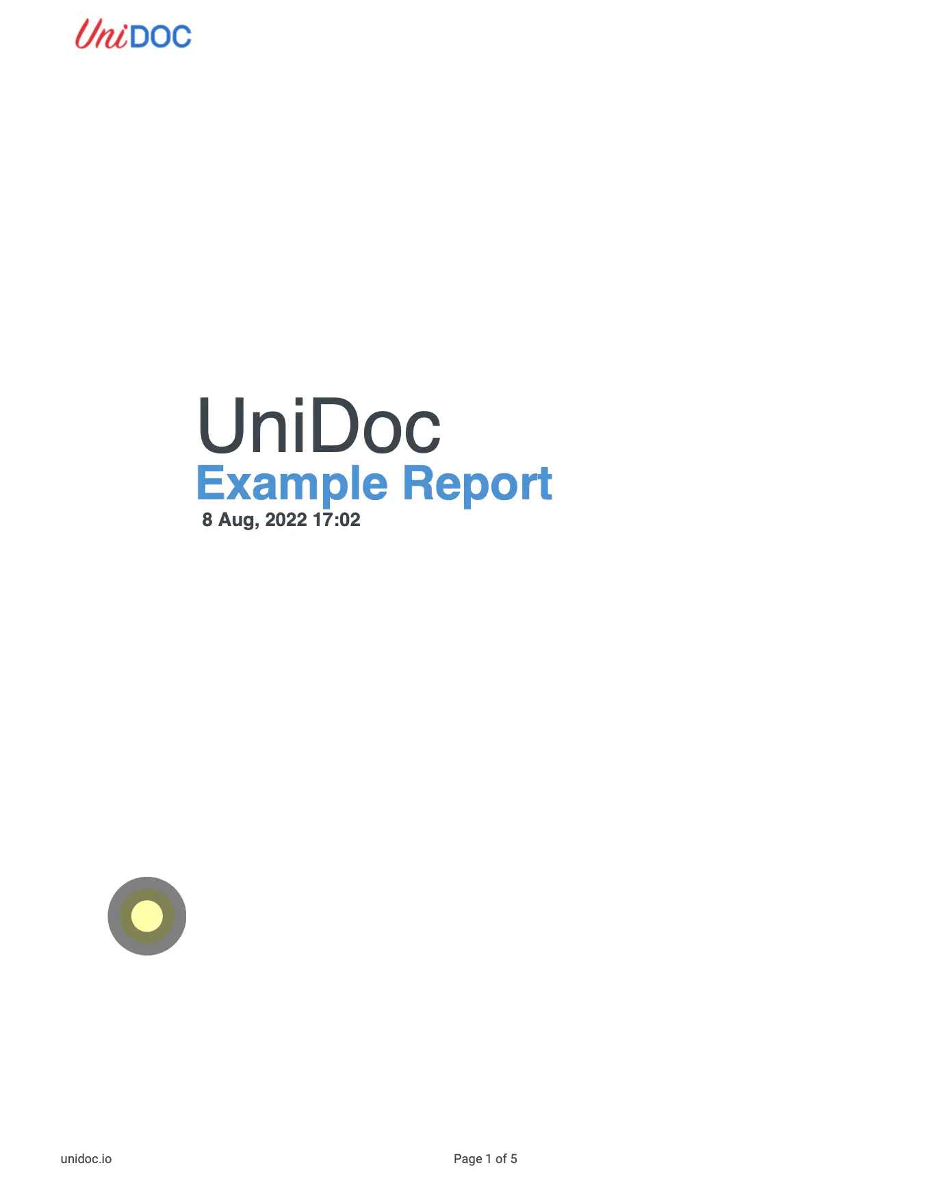 Page with Ellipse Annotation