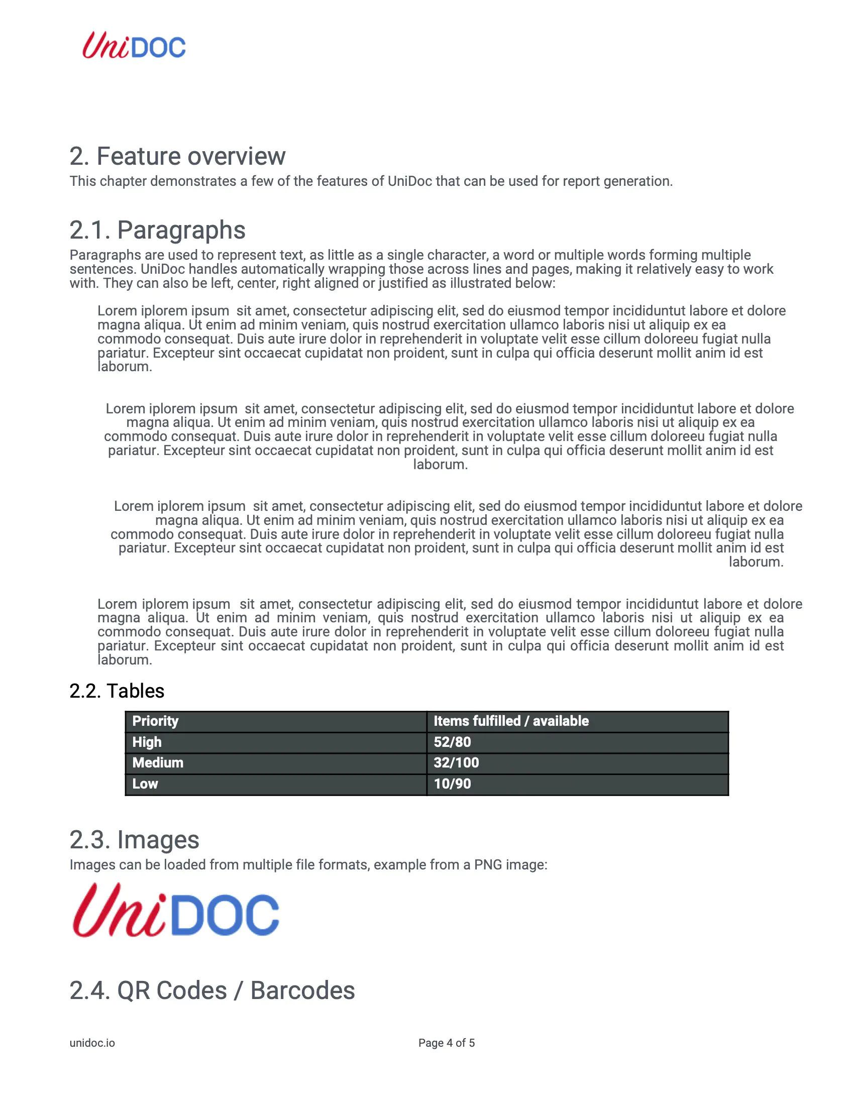 page with replaced text