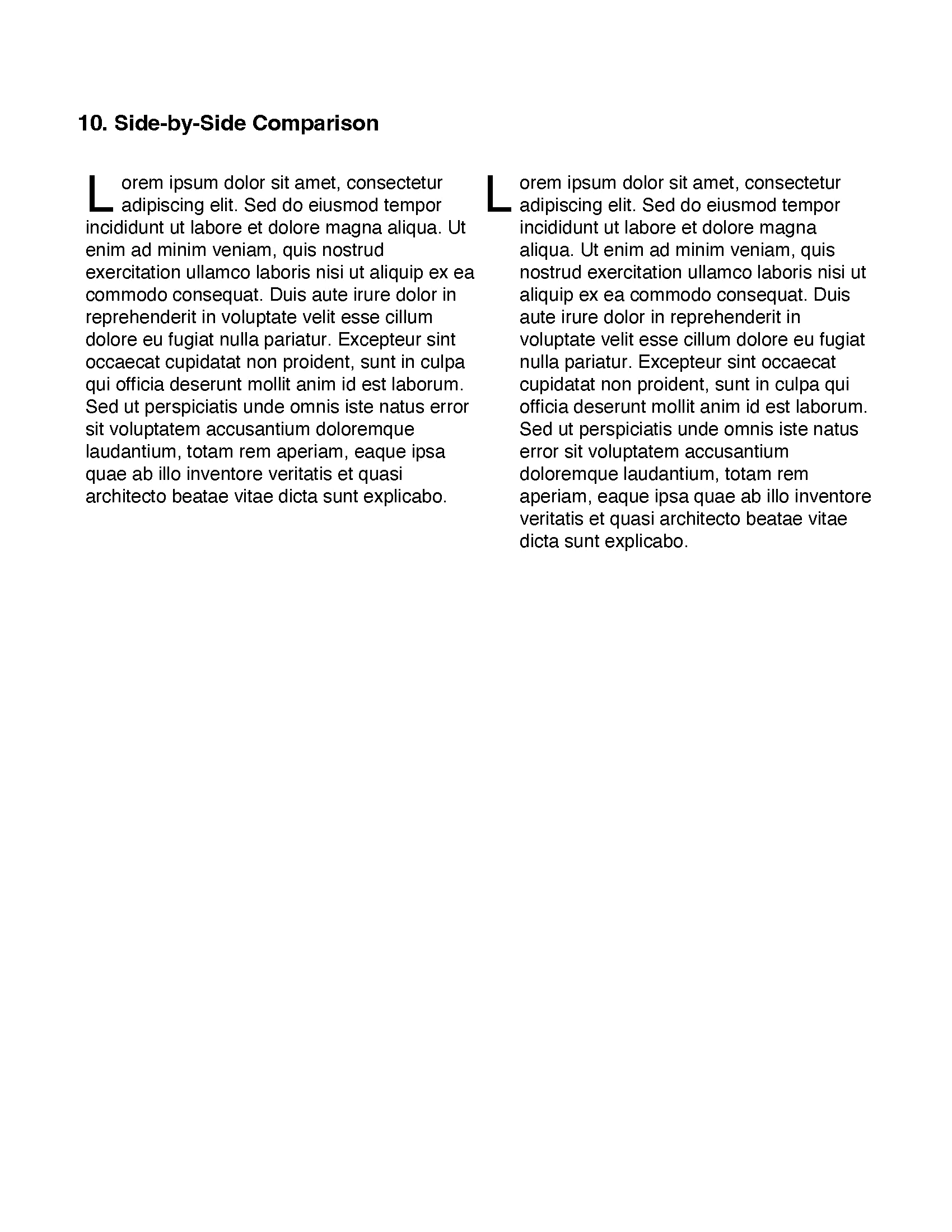 Drop caps output page 3