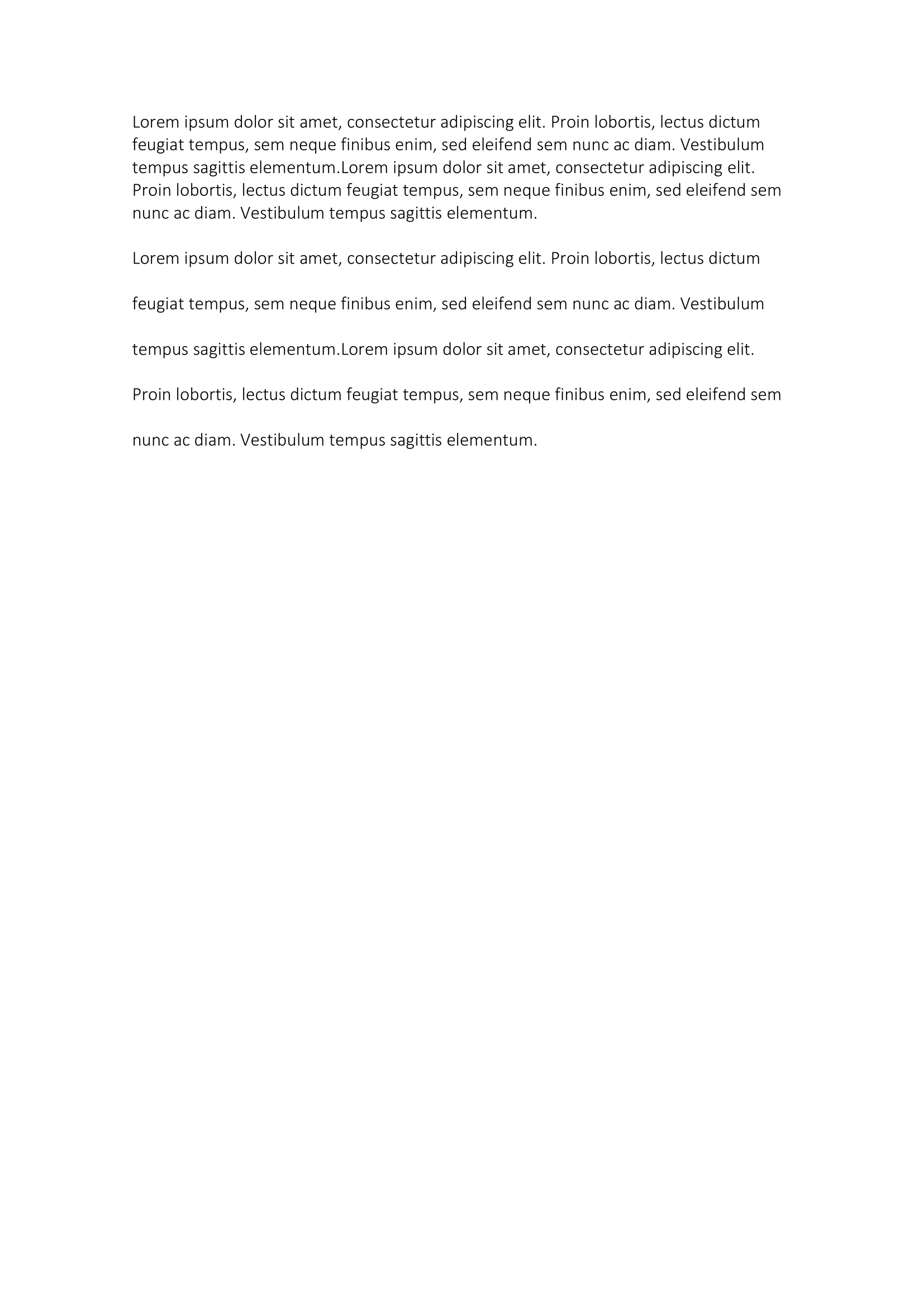 Line Spacing example
