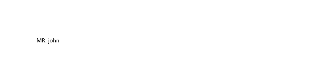Mail Merged example