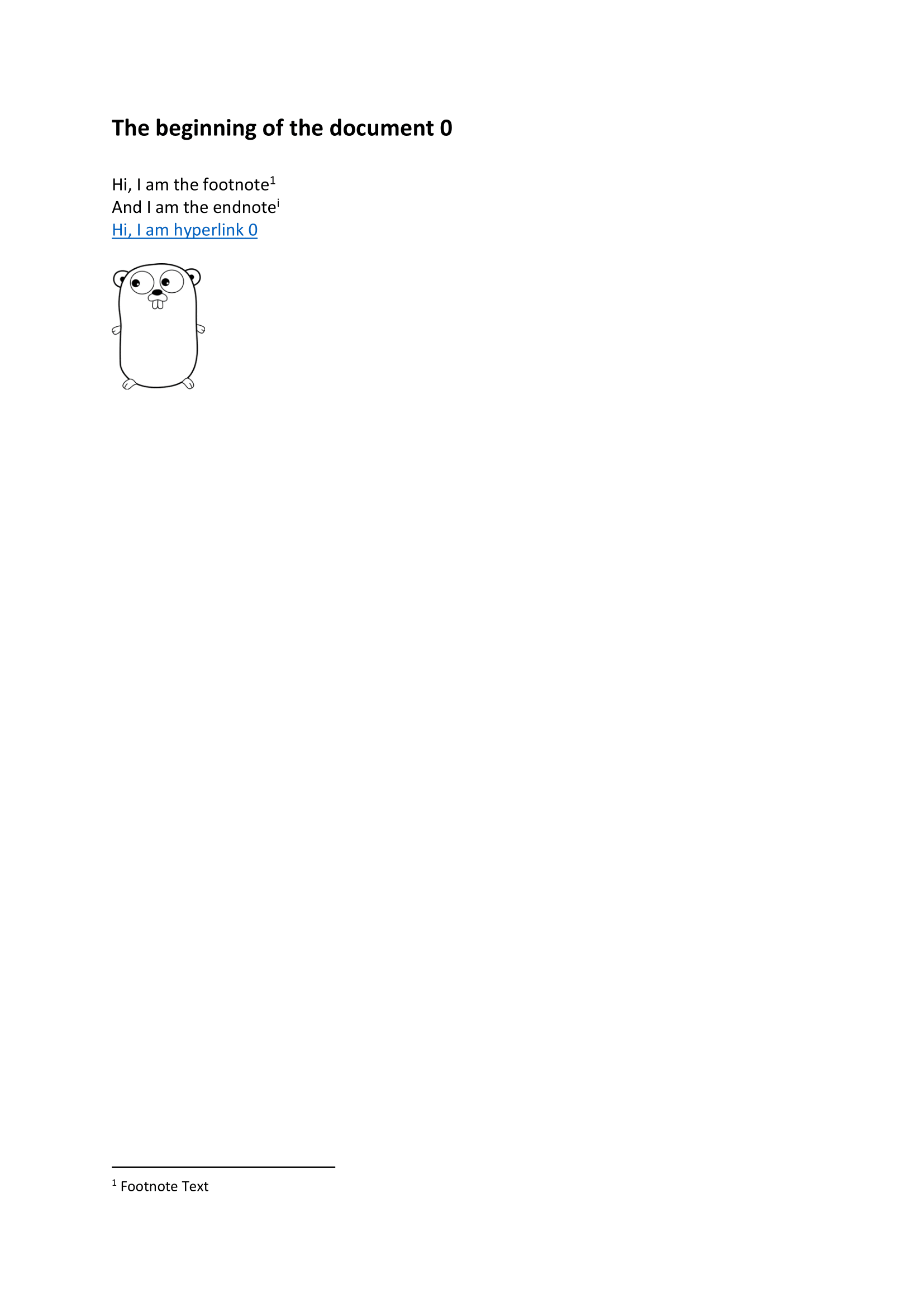 Mail Merged example