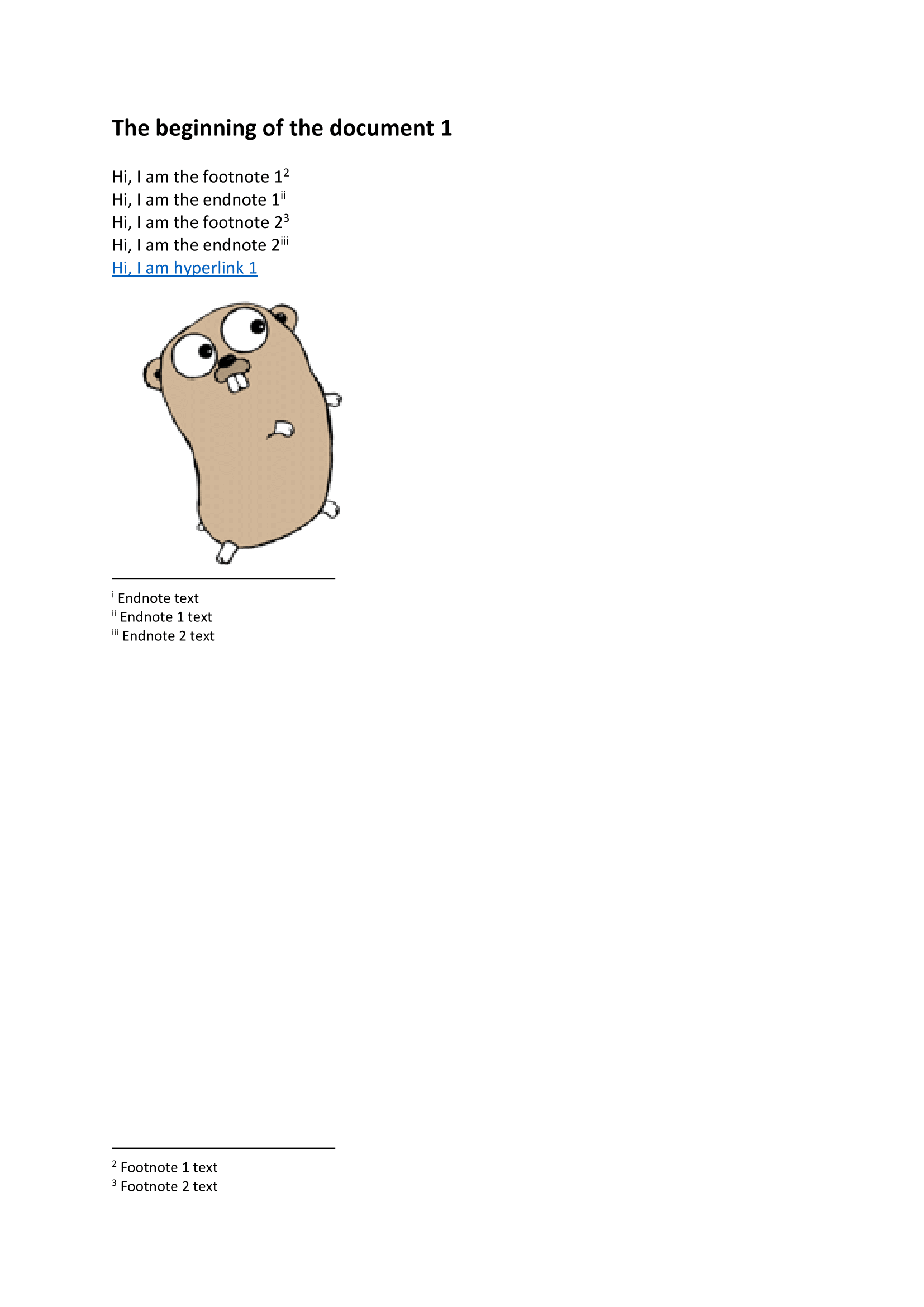 Mail Merged example
