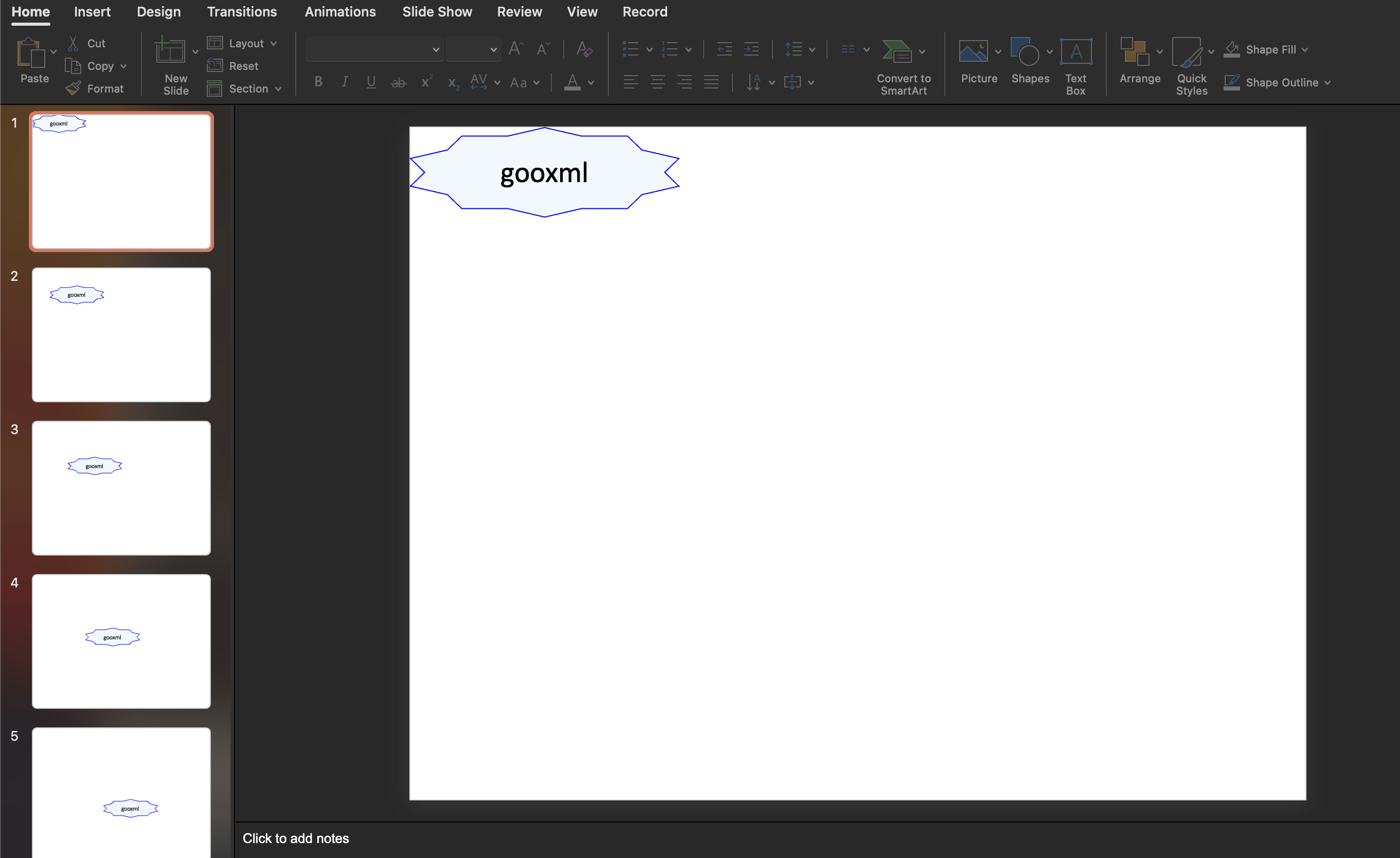 sample presentation