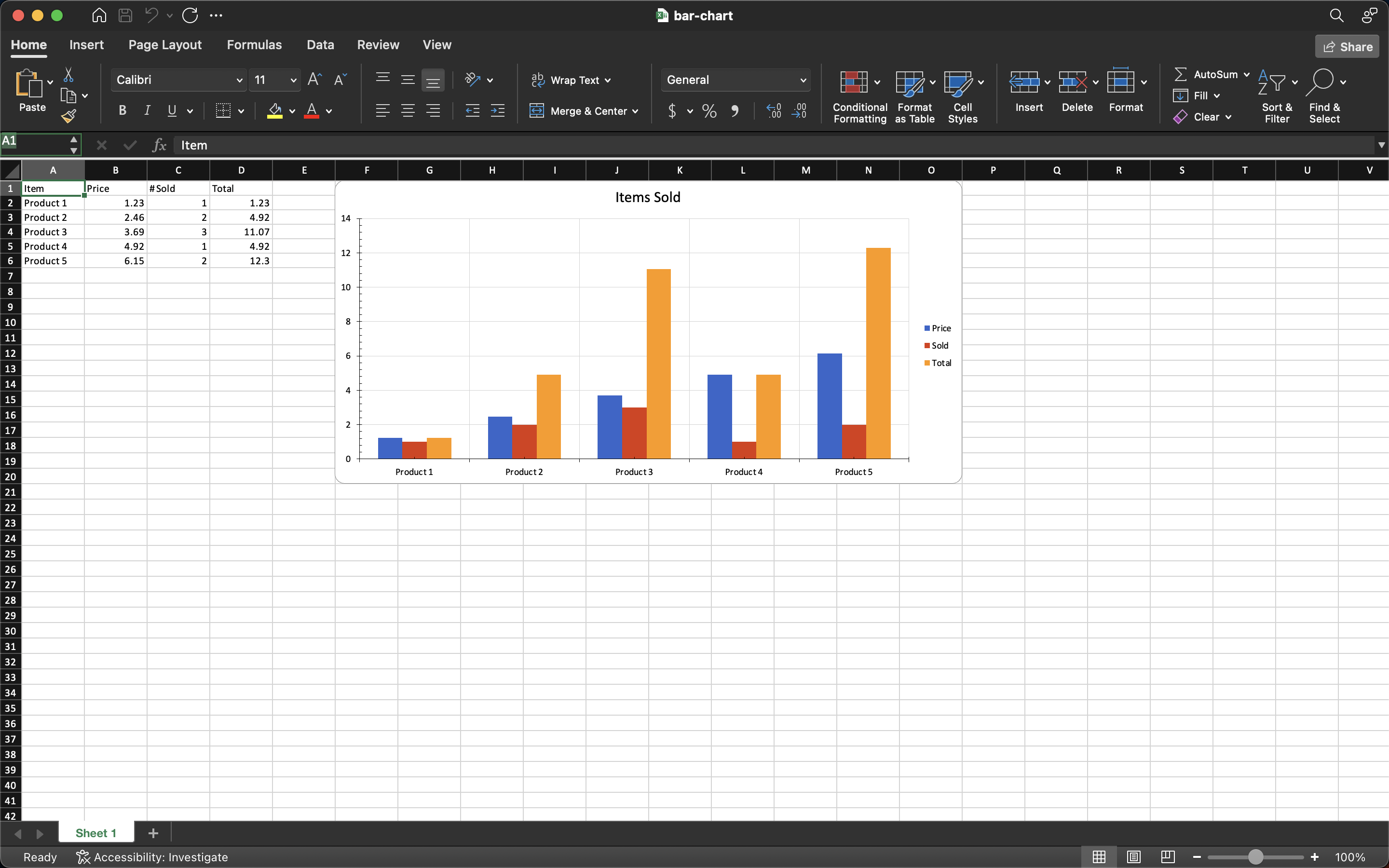 sample output file
