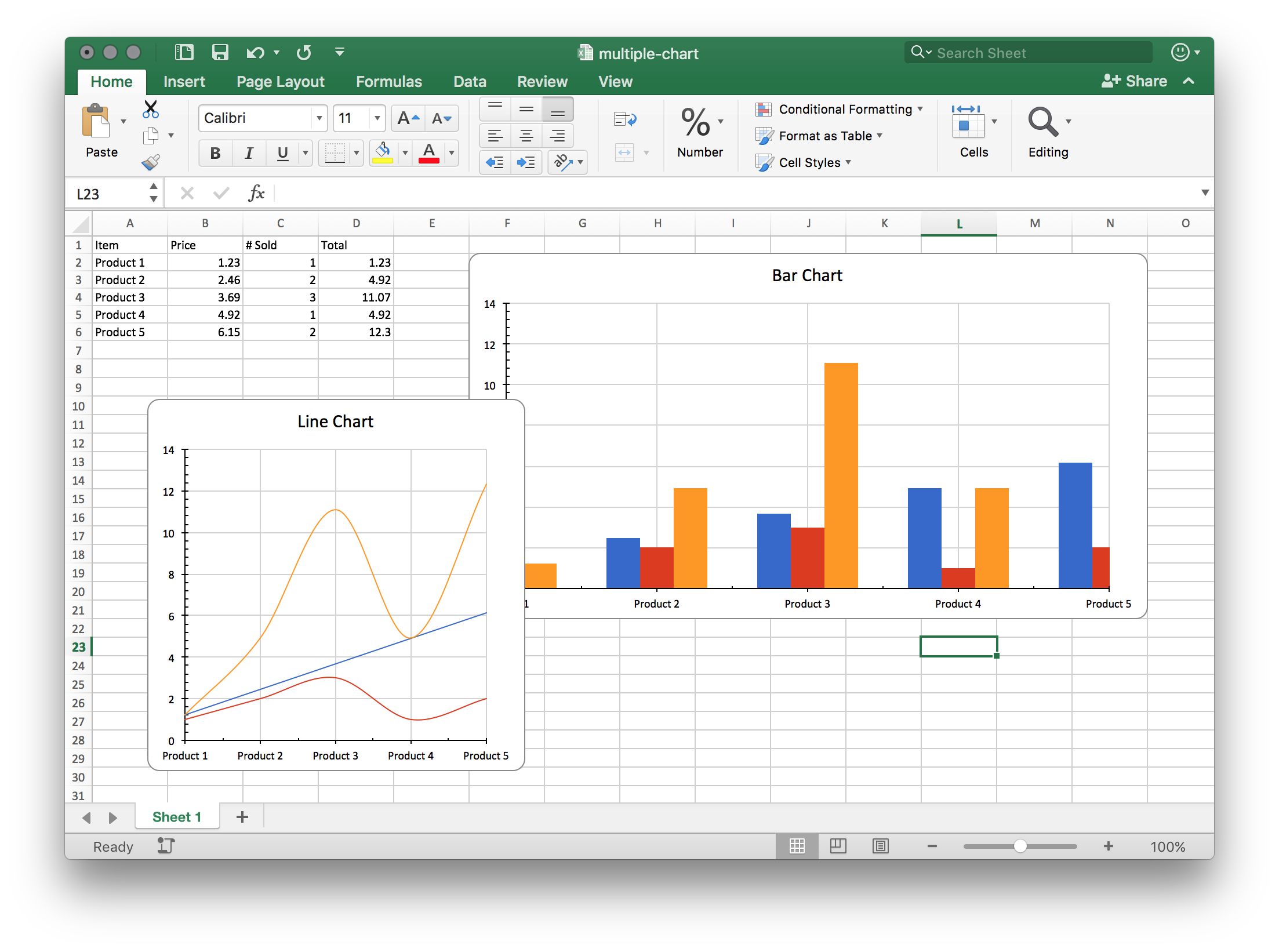 preview of table