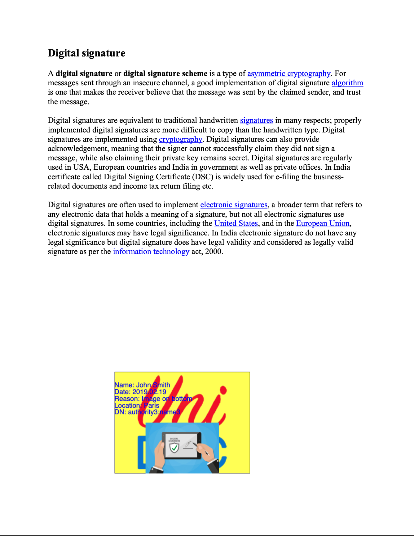 Signed PDF