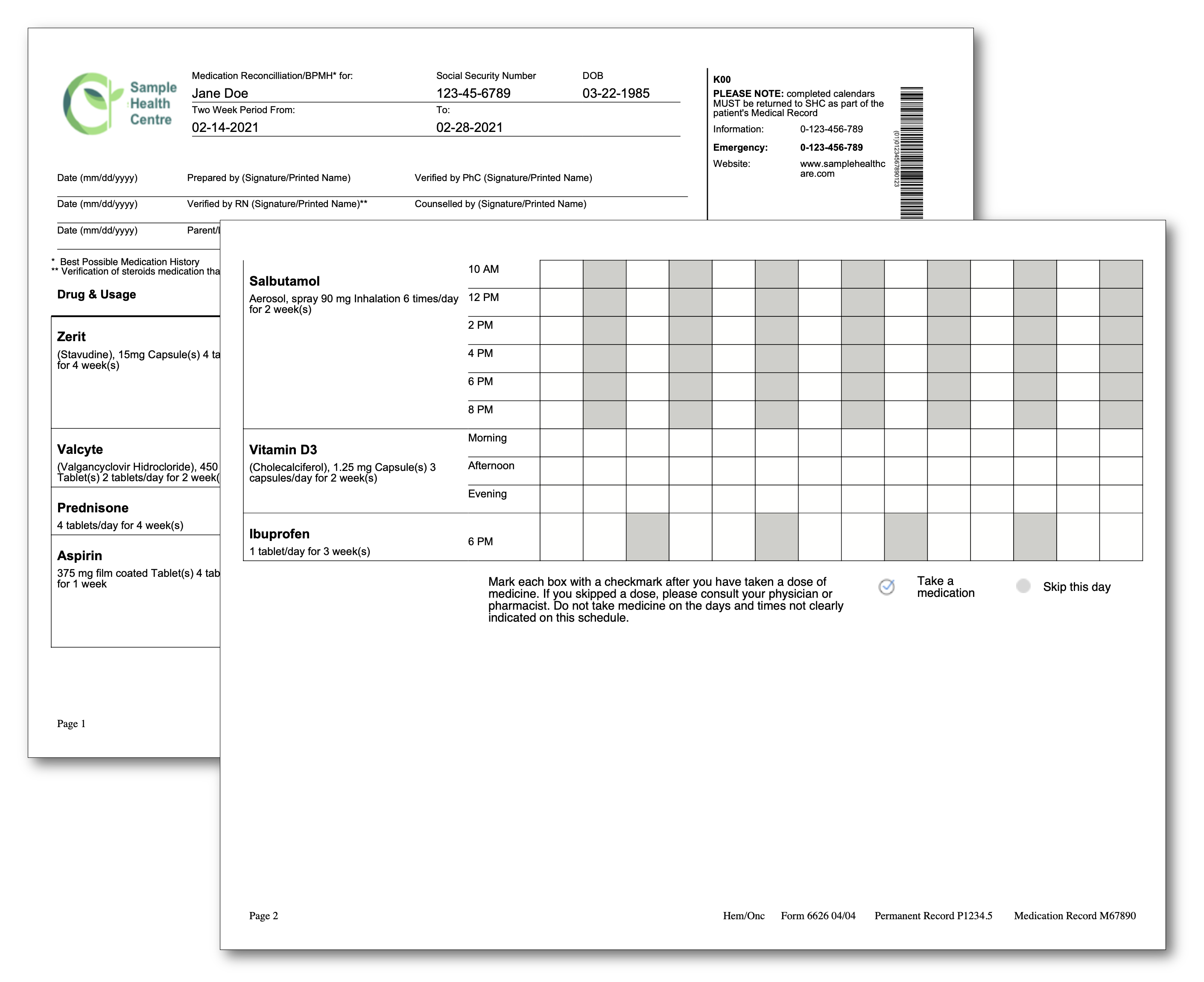 Medical Bill